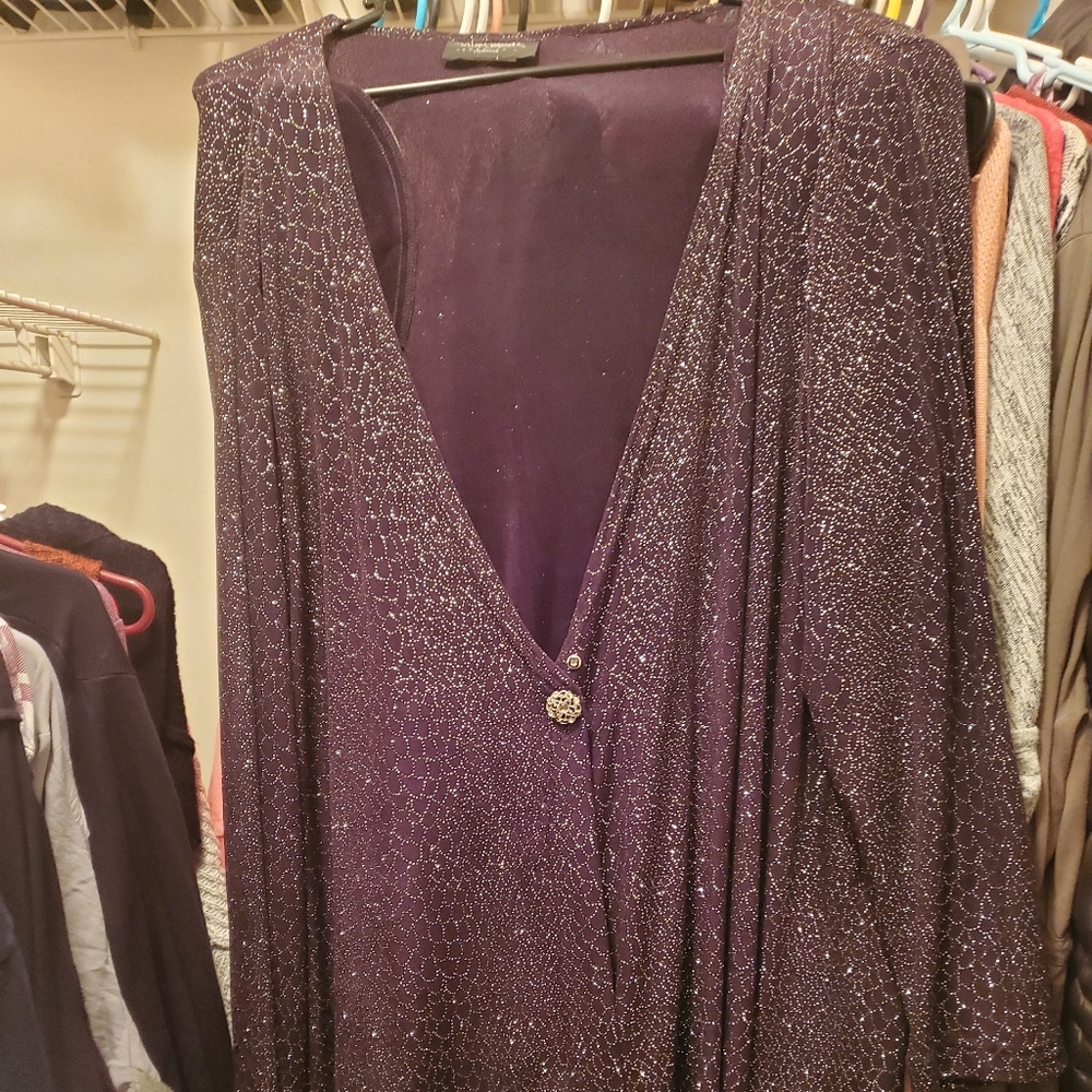 Black and silver cardigan